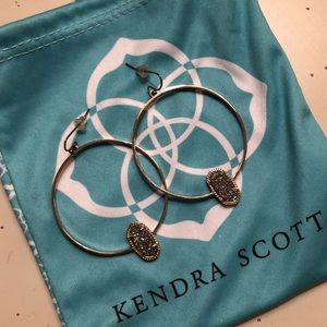 Kendra Scott Elora Hoop Drop Earrings